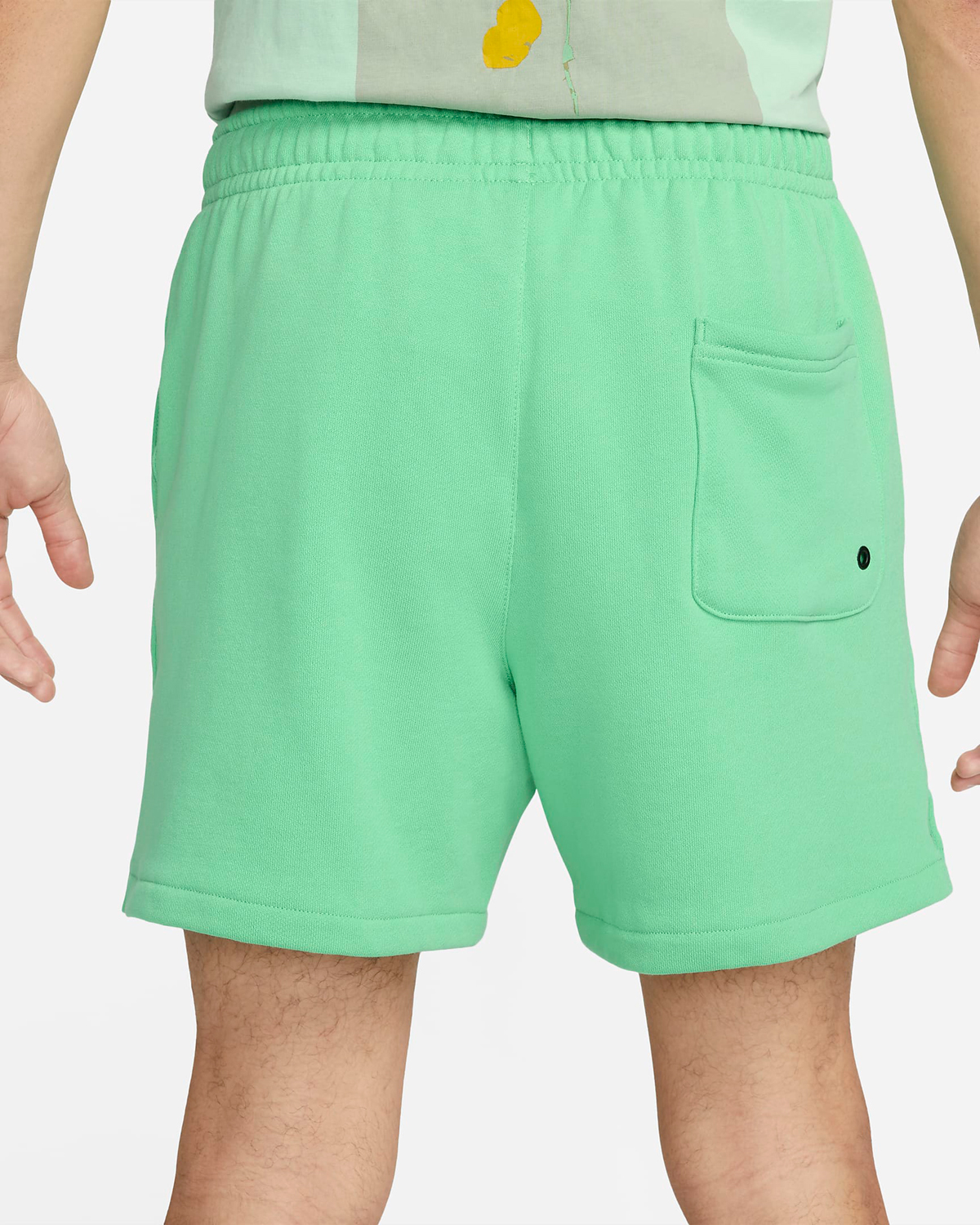 Nike-Club-Fleece-French-Terry-Flow-Shorts-Spring-Green-2