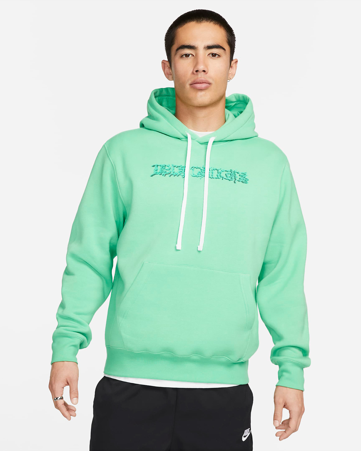 Nike-Sportswear-Club-Fleece-Graphic-Hoodie-Spring-Green-1