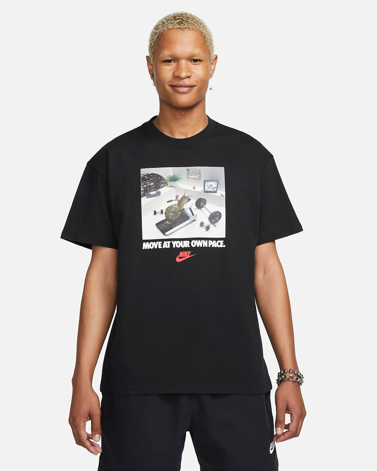 Nike-Sportswear-Move-At-Your-Own-Pace-Snail-T-Shirt-Black-1