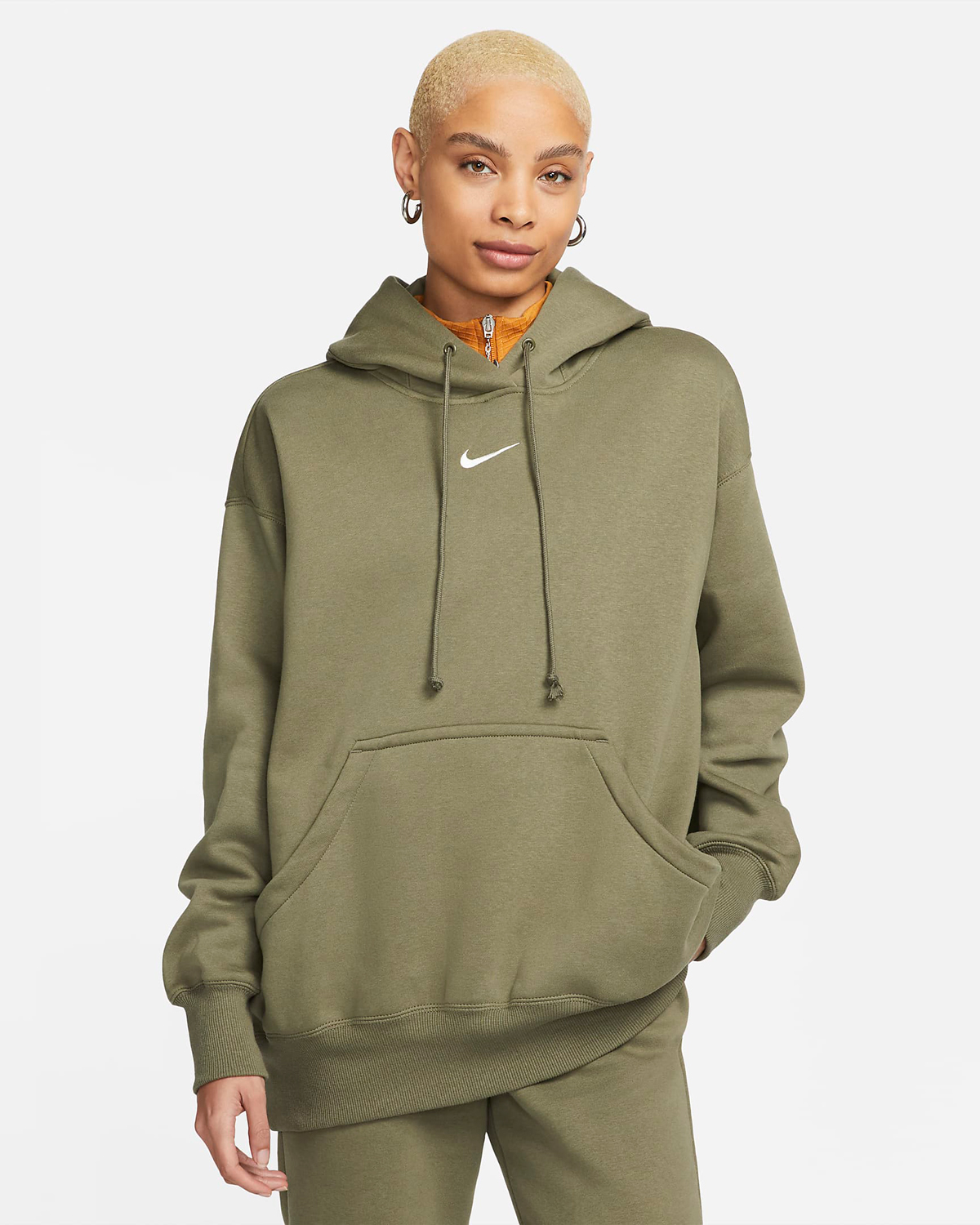 Nike-Sportswear-Phoenix-Womens-Hoodie-Medium-Olive