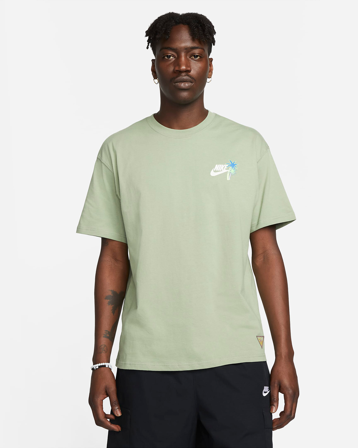 Nike-Sportswear-Surf-Dog-T-Shirt-Oil-Green-1