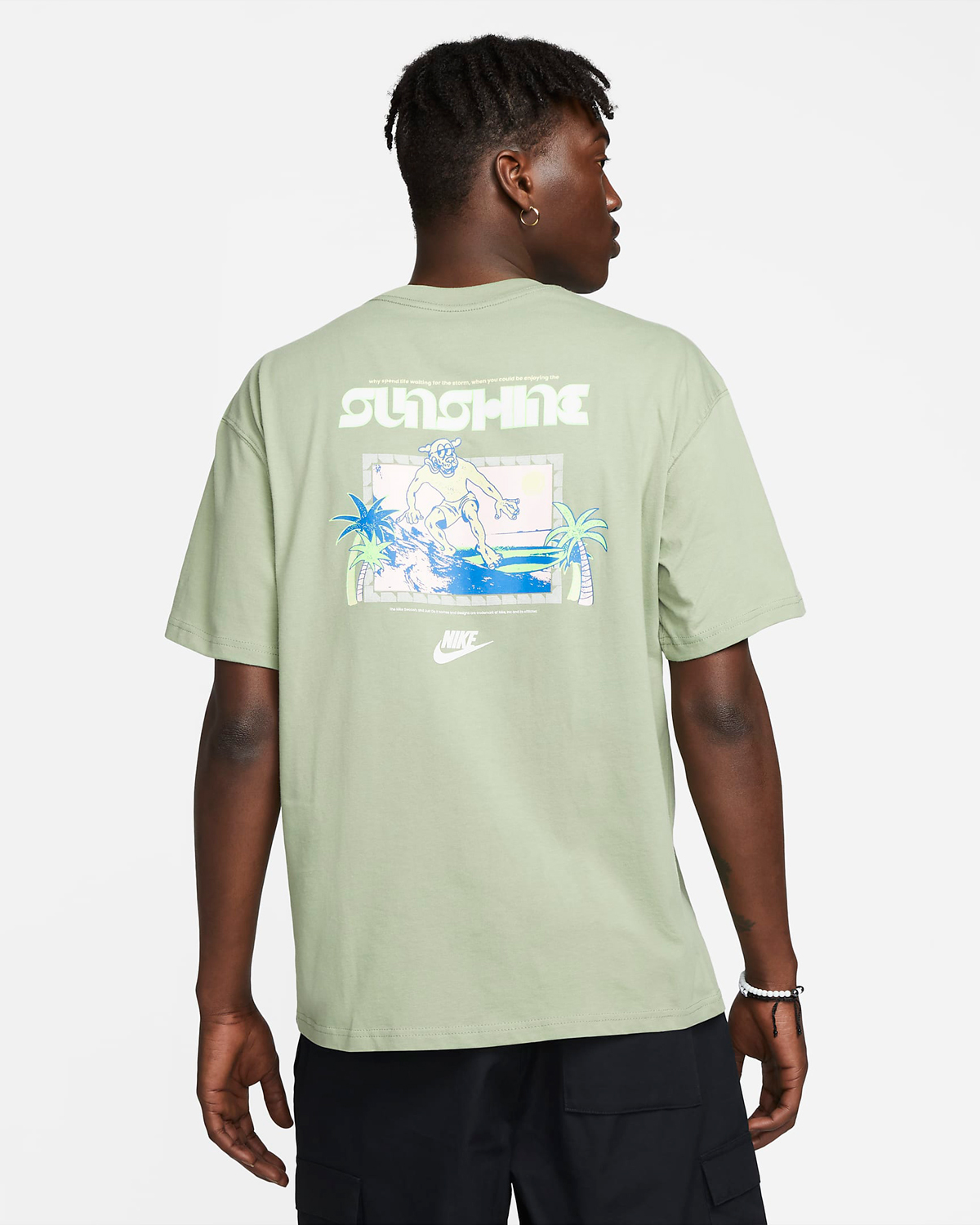 Nike-Sportswear-Surf-Dog-T-Shirt-Oil-Green-2