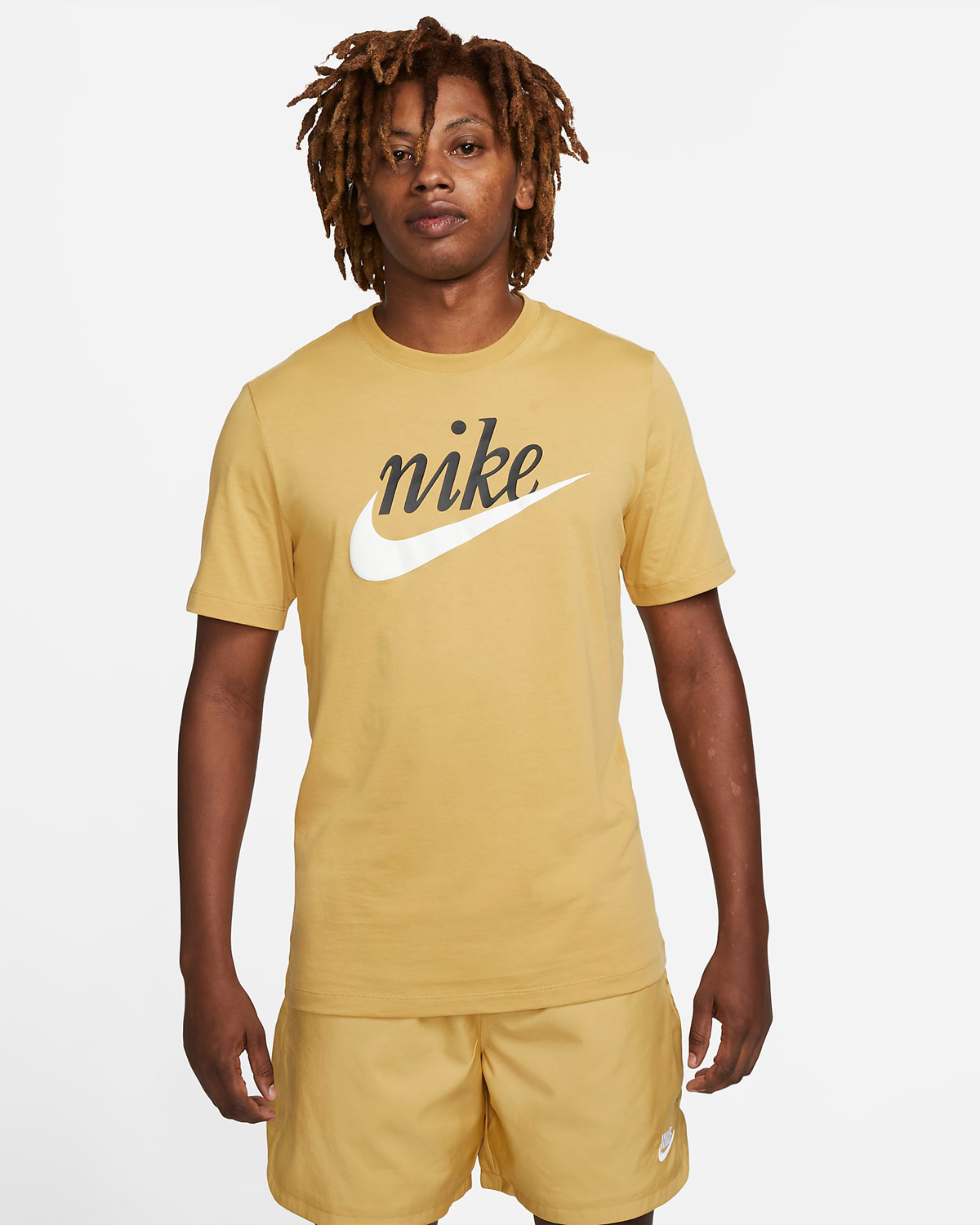 Nike-Sportswear-T-Shirt-Wheat-Gold