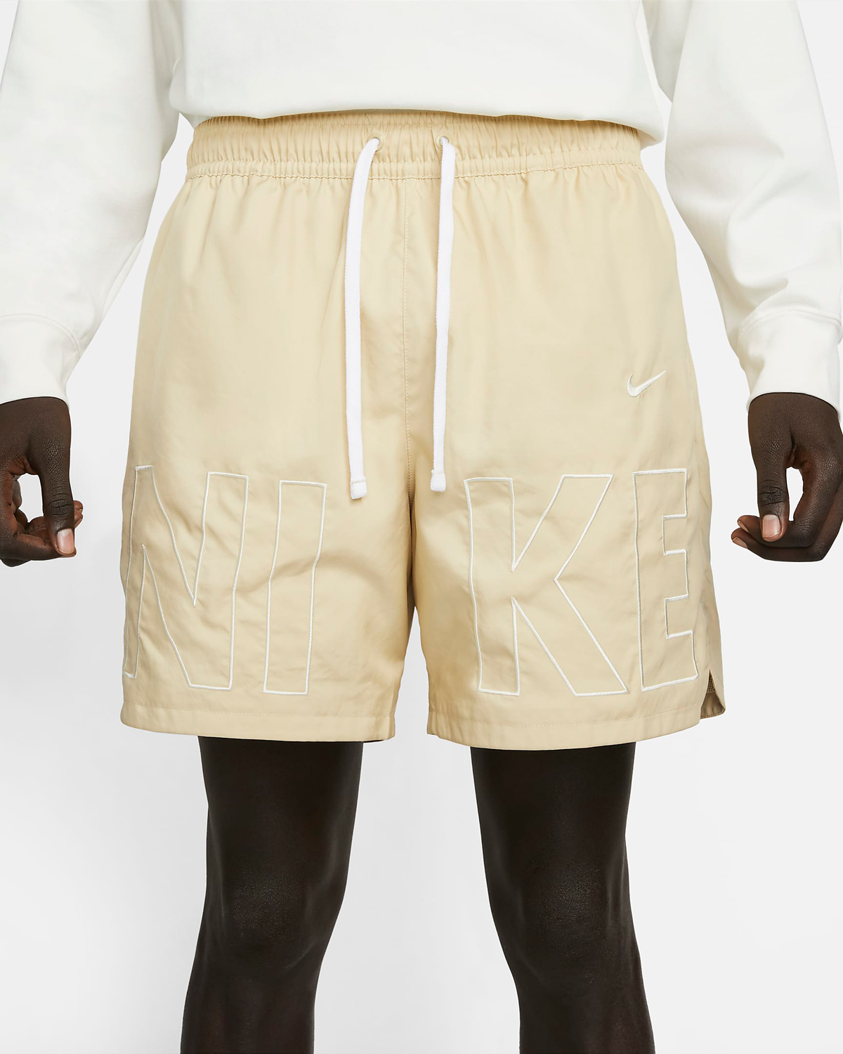 Nike-Sportswear-Woven-Flow-Shorts-Team-Gold
