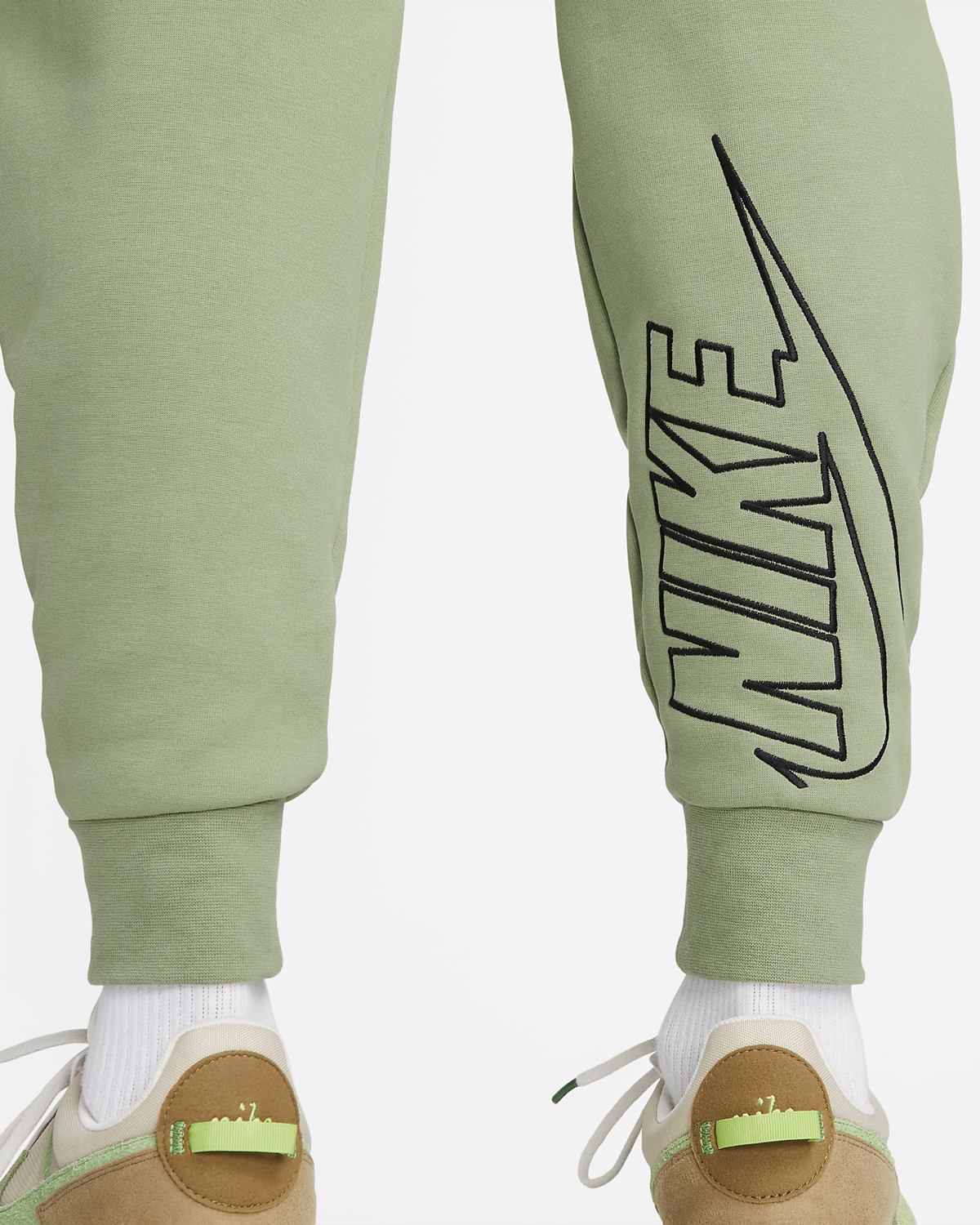 Nike-Tech-Fleece-Graphic-Joggers-Oil-Green-3