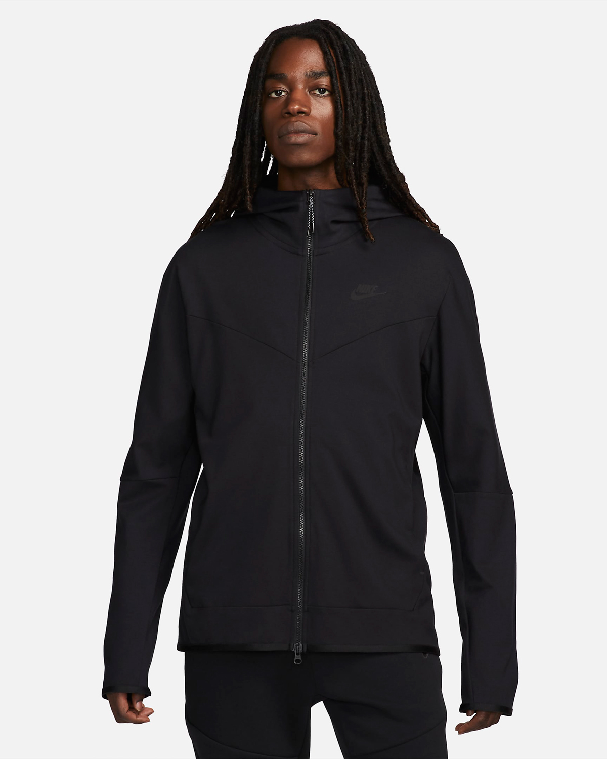 Nike-Tech-Fleece-Lightweight-Full-Zip-Hoodie-Jacket-Black