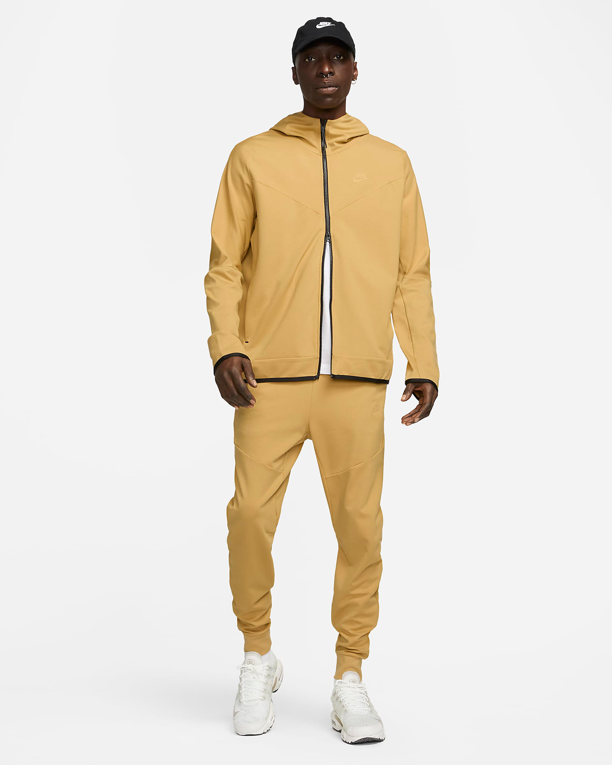 Nike-Tech-Fleece-Lightweight-Hooded-Jacket-Pants-Wheat-Gold