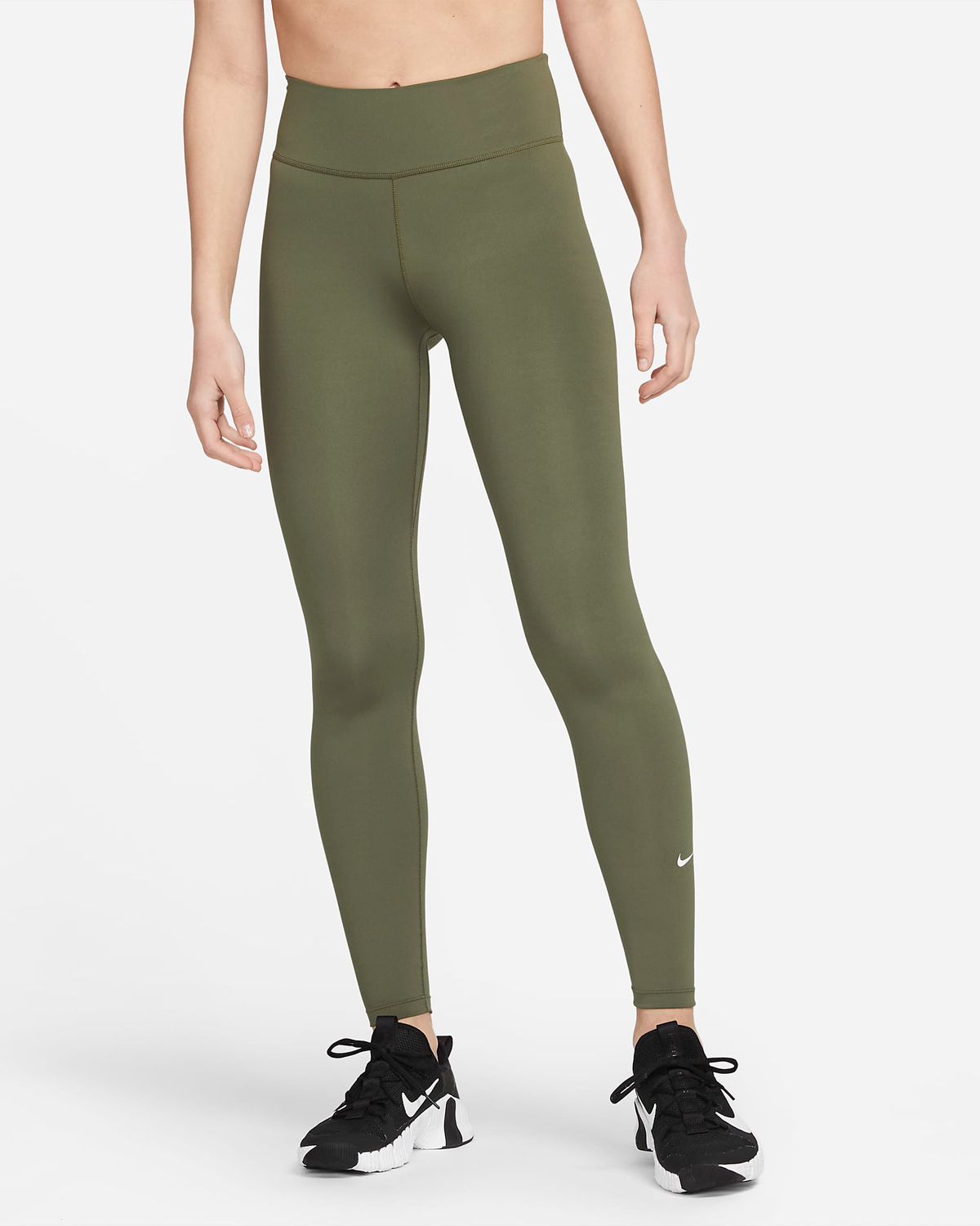 Nike-Womens-Leggings-Medium-Olive
