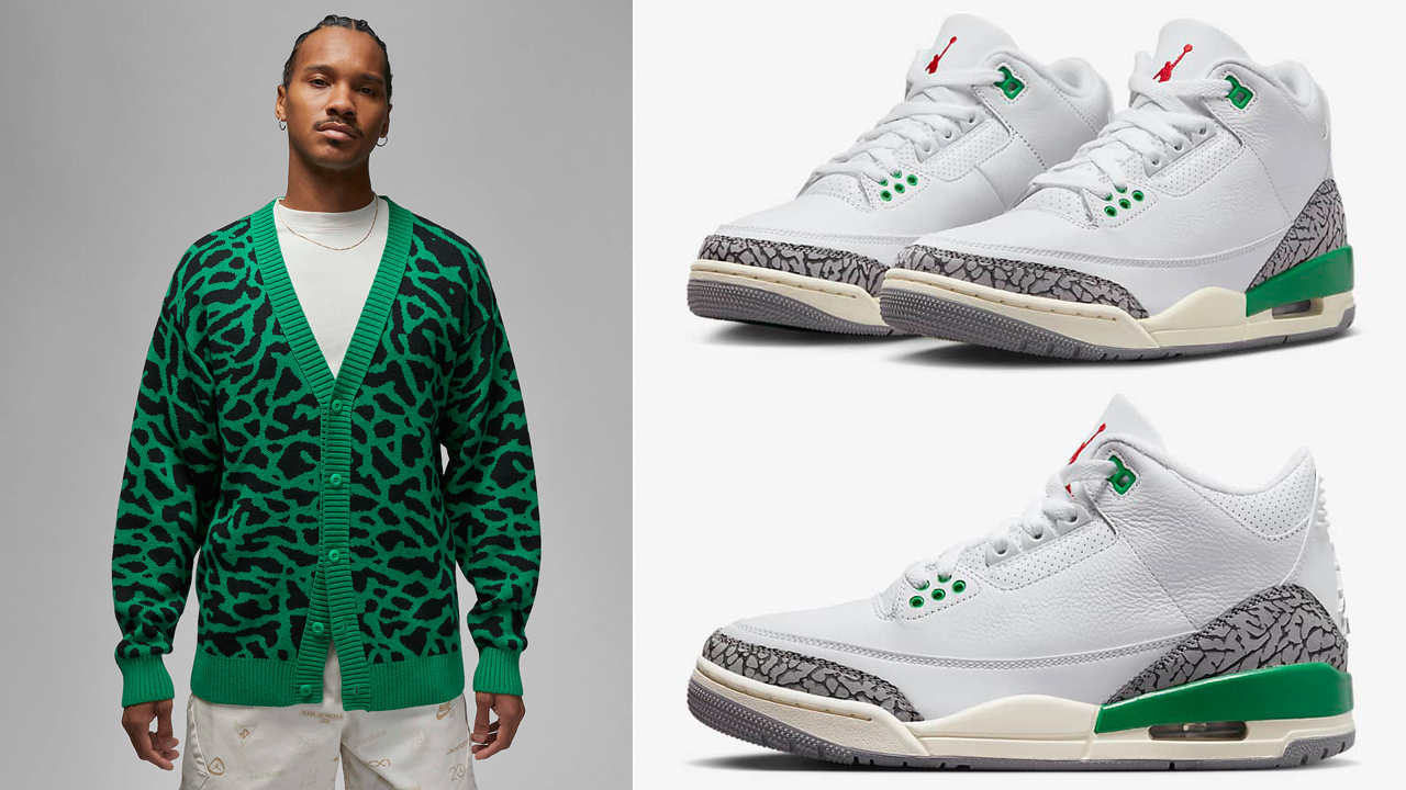 Air-Jordan-3-Lucky-Green-Sweater