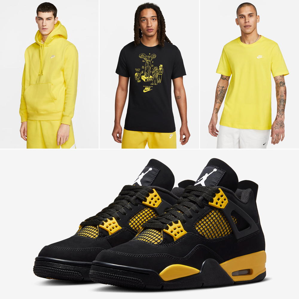 Air-Jordan-4-Thunder-Yellow-Outfits