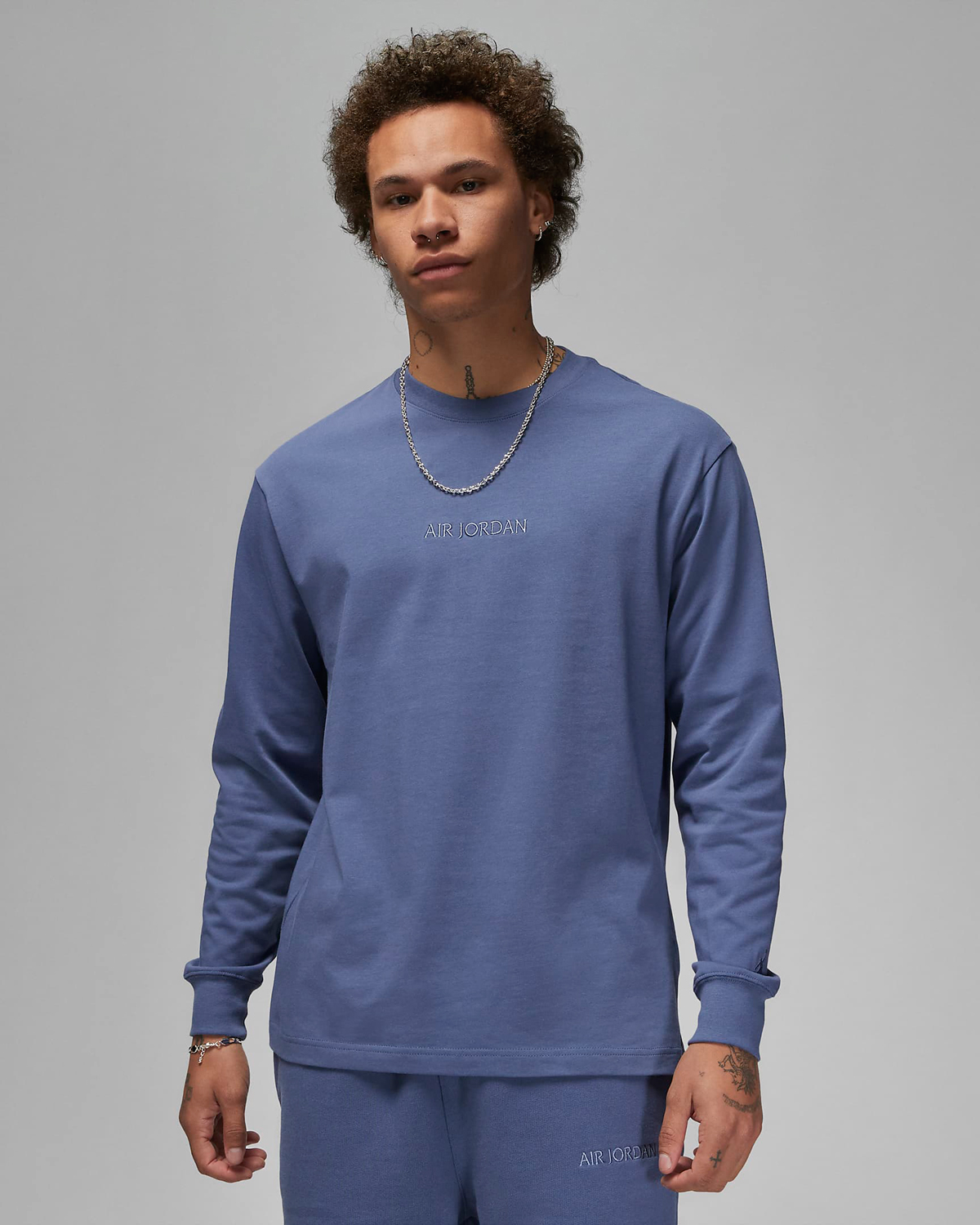 Jordan-Wordmark-Long-Sleeve-T-Shirt-Diffused-Blue