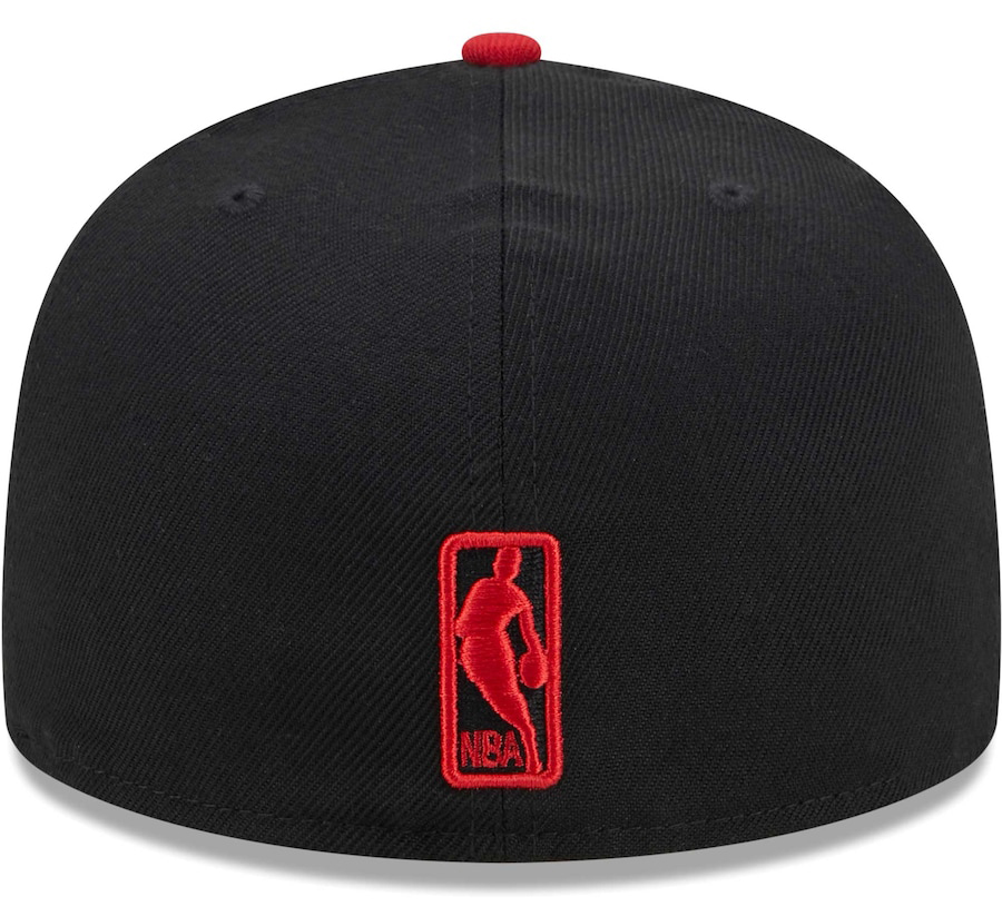 New-Era-Chicago-Bulls-Black-Red-Fitted-Hat-3