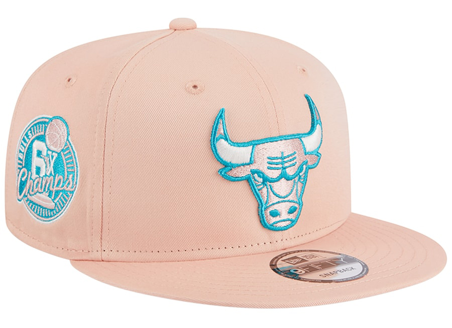 New-Era-Chicago-Bulls-Sky-Pink-Aqua-Snapback-Hat-2