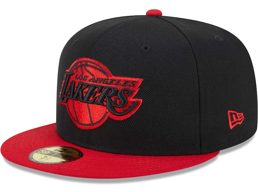New-Era-LA-Lakers-Black-Red-Fitted-Hat
