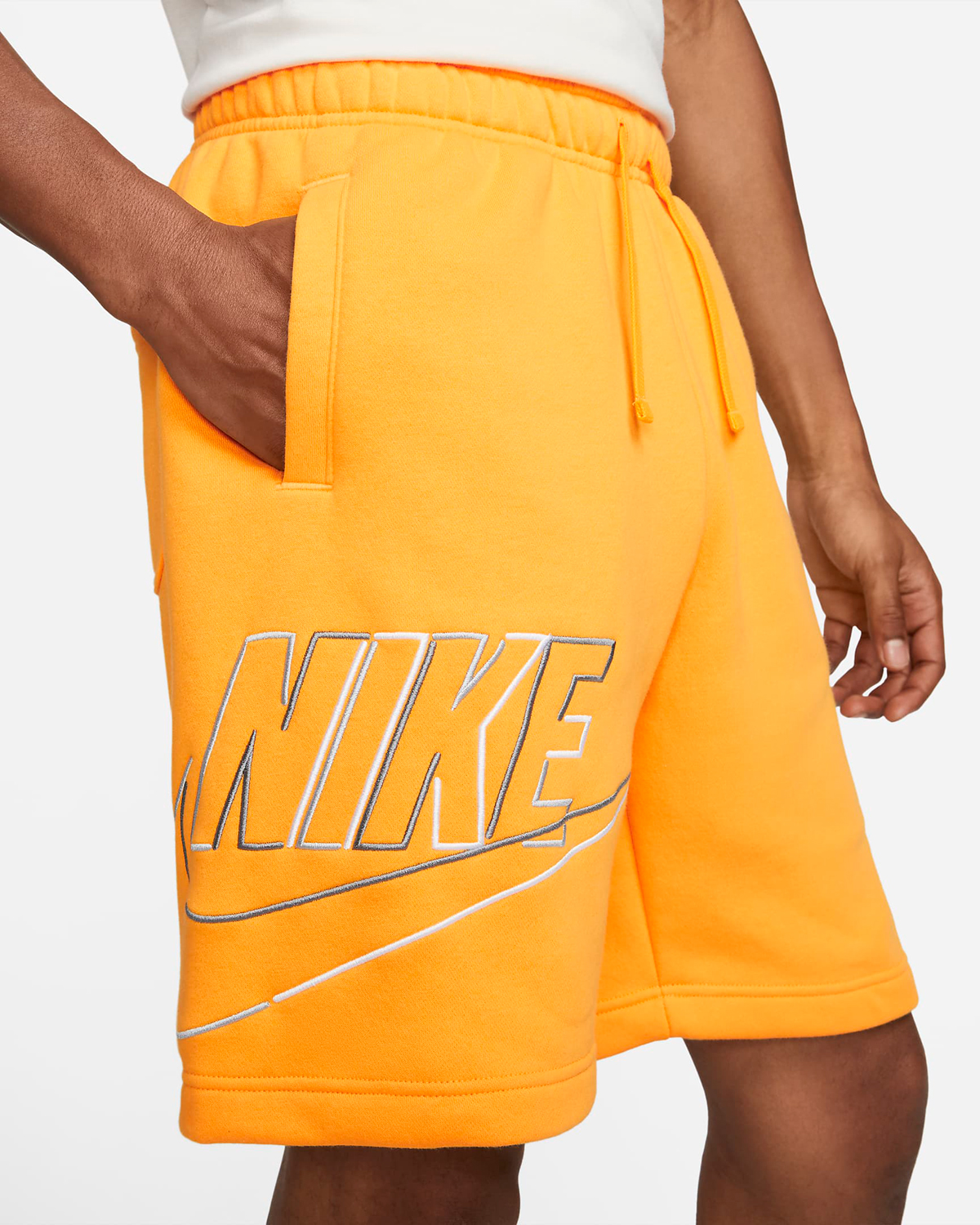 Nike-Club-Fleece-Shorts-University-Gold