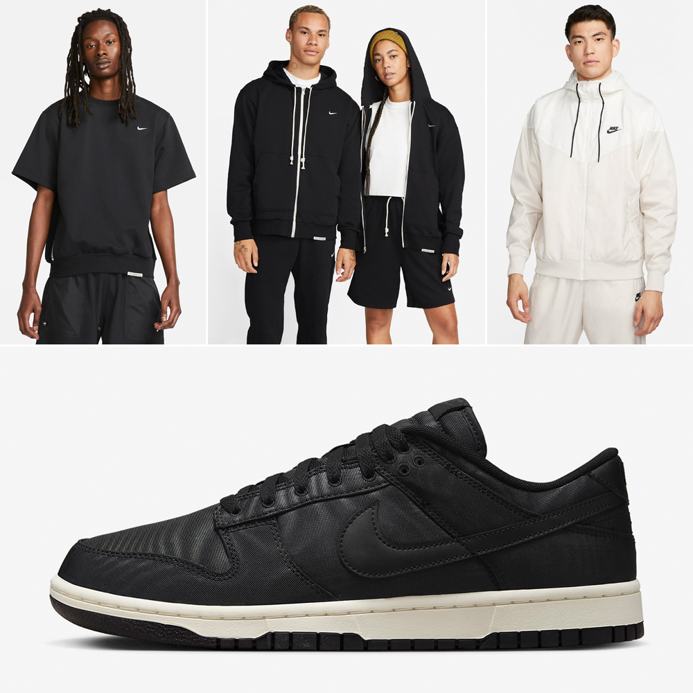 Nike-Dunk-Low-Black-Canvas-Outfits