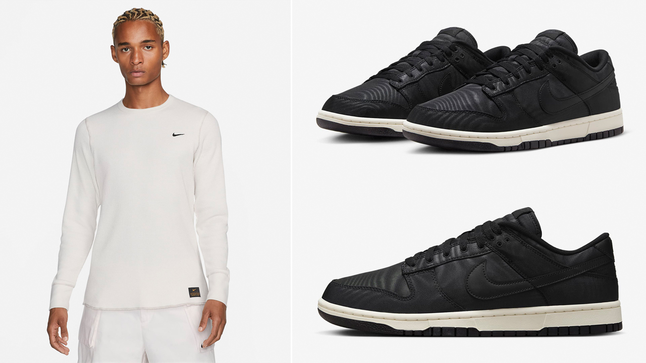 Nike-Dunk-Low-Black-Canvas-Shirt-Outfit