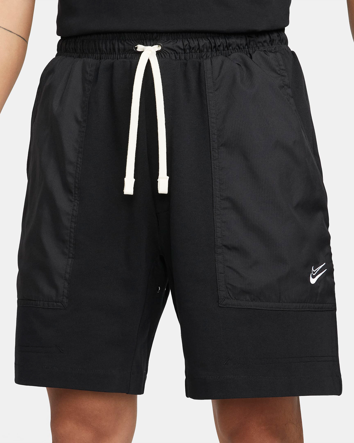 Nike-KD-Kevin-Durant-Fleece-Basketball-Shorts-Black-White-2
