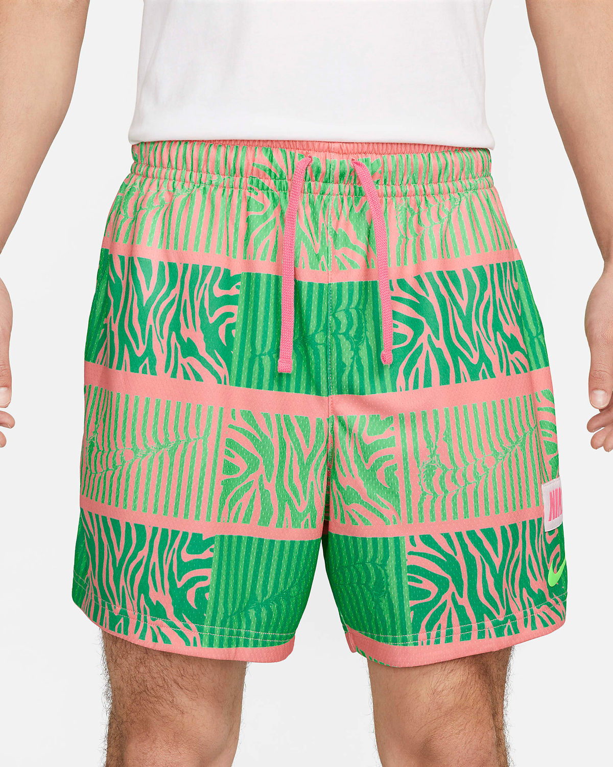 Nike-Sportswear-Club-Mesh-Trippy-Safari-Shorts-Coral-Chalk-Spring-Green