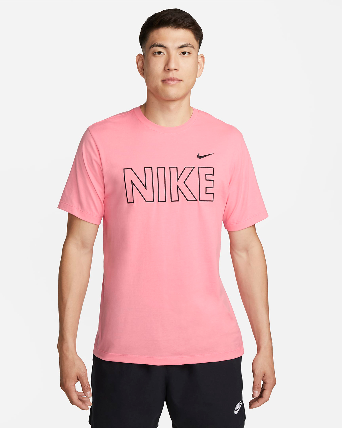 Nike-Sportswear-T-Shirt-Coral-Chalk