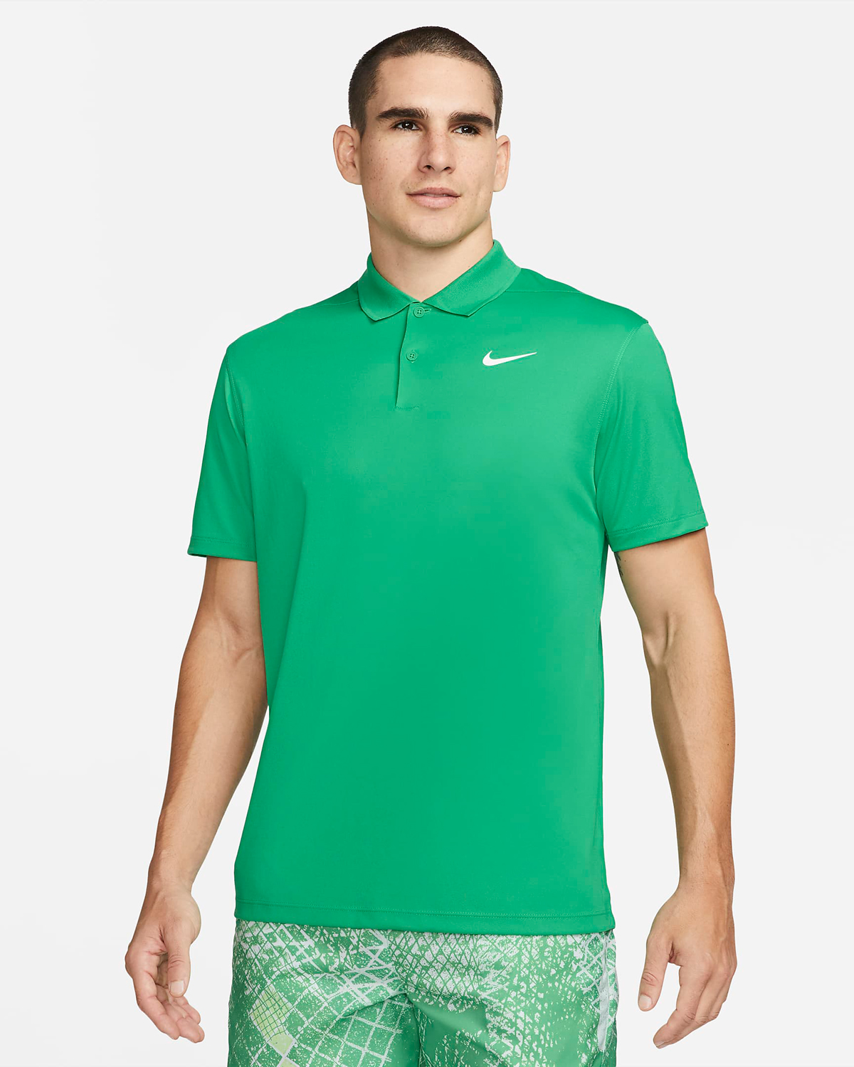 Nike-Stadium-Green-Polo-Shirt