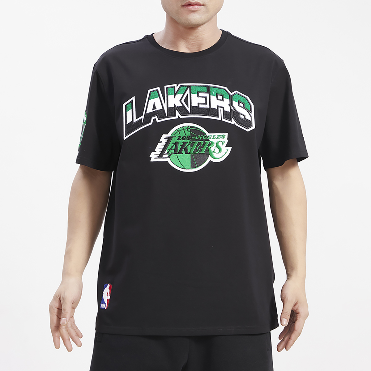 Pro-Standard-Lucky-Green-LA-Lakers-Shirt
