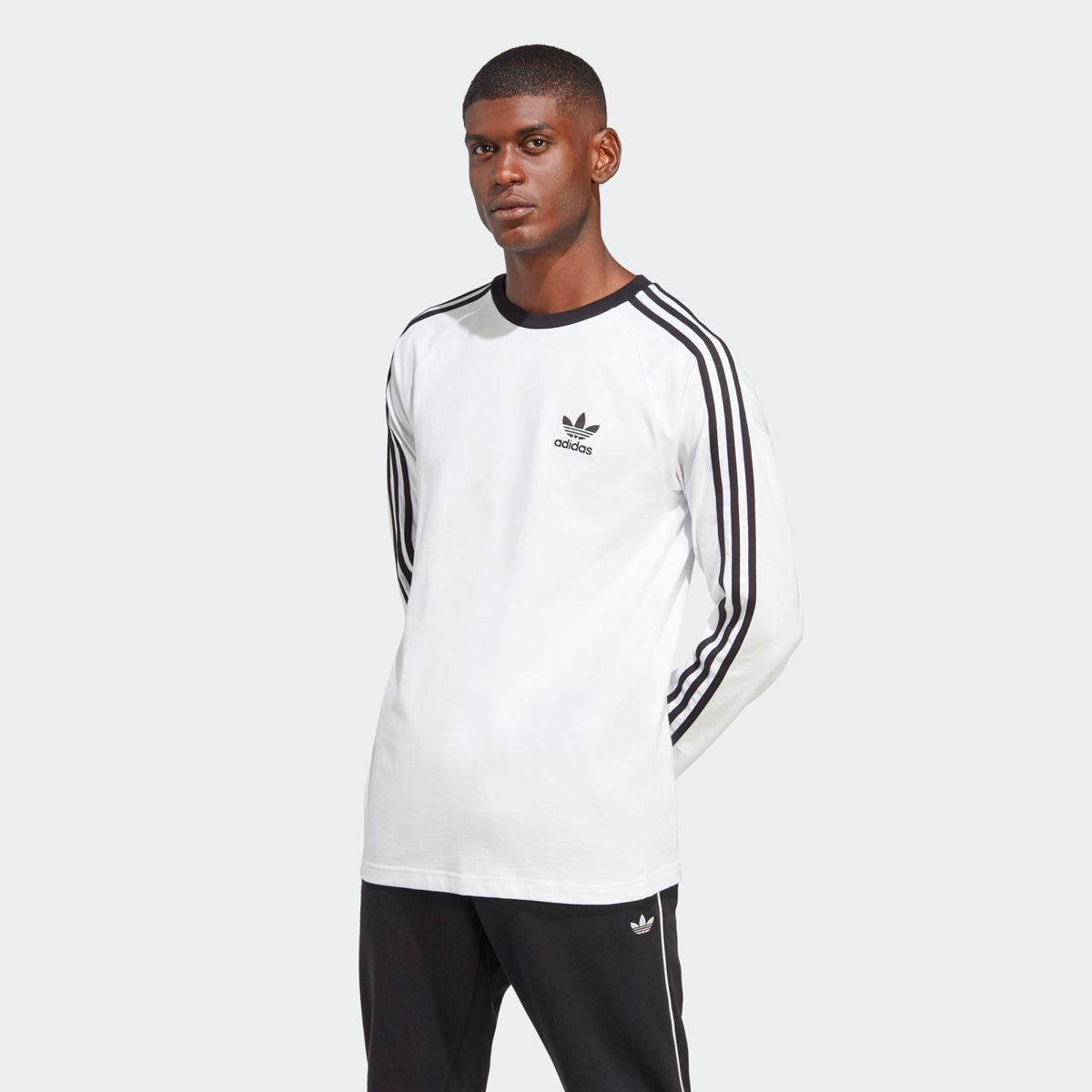 adidas-3-Stripes-Long-Sleeve-T-Shirt-White-Black