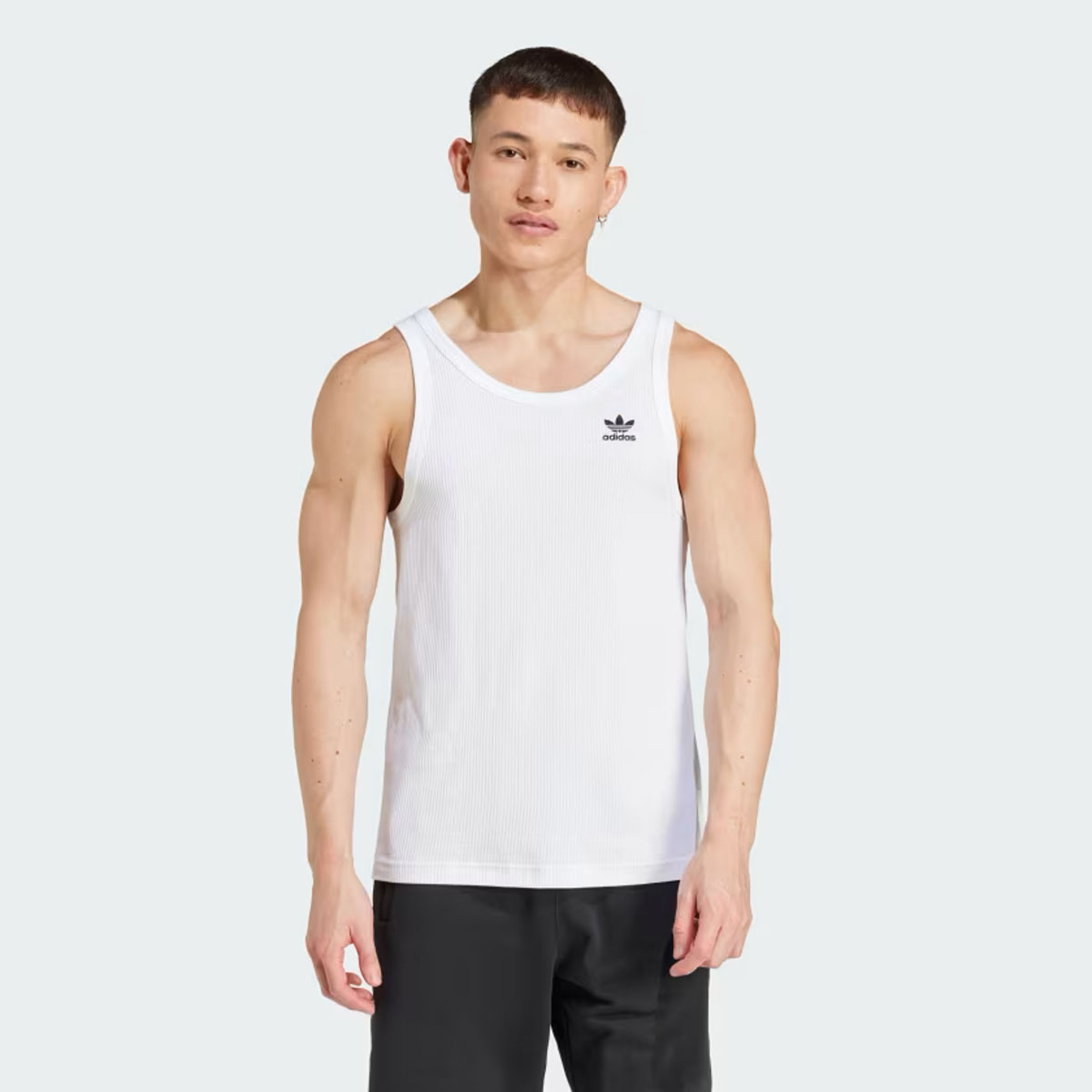 adidas-Essentials-Trefoil-Tank-Top-White