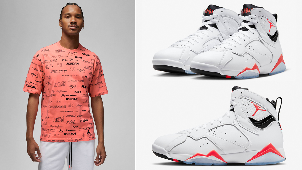 Air-Jordan-7-Infrared-Shirts-Clothing-Outfits