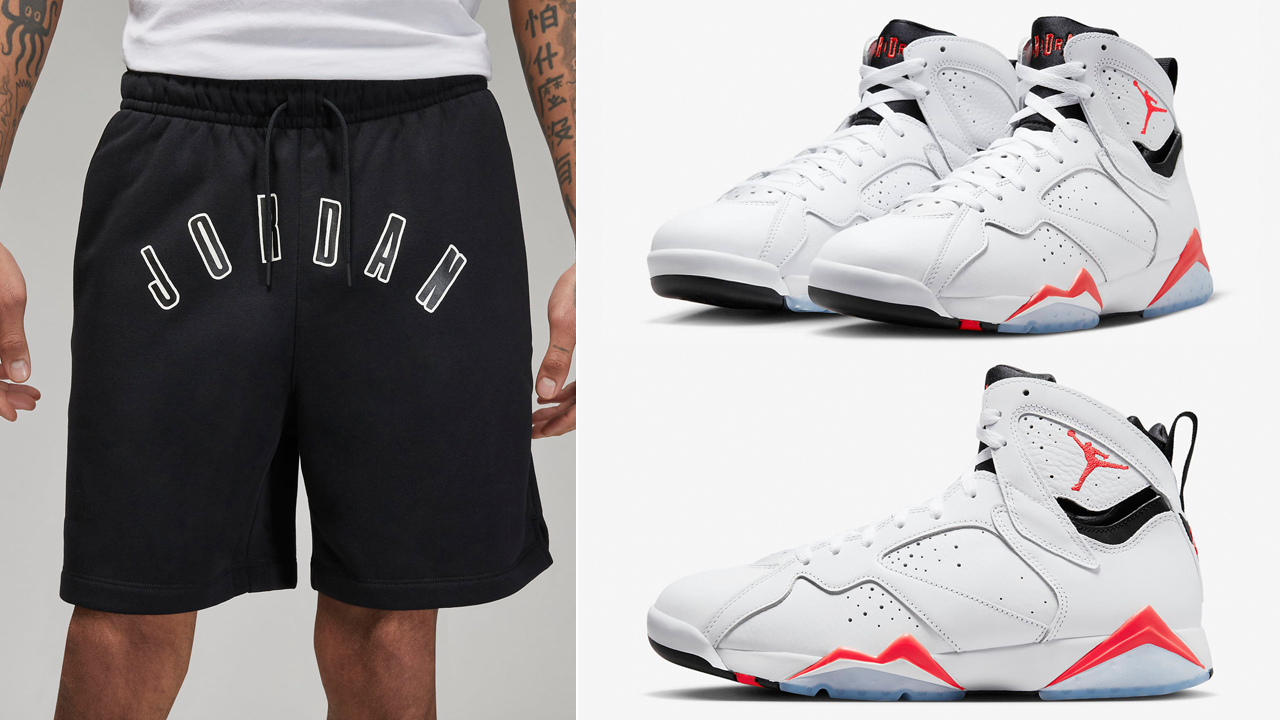 Air-Jordan-7-White-Infrared-Shorts-to-Match
