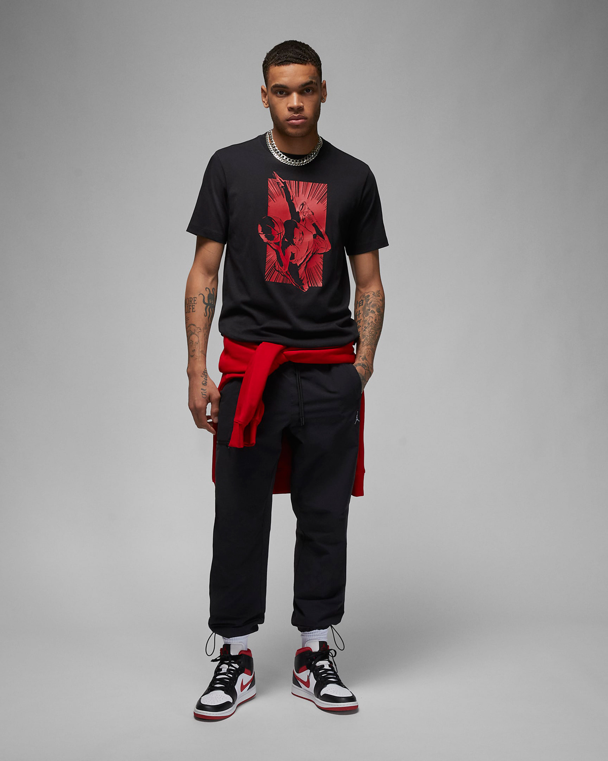 Jordan-Brand-MJ-Dunk-T-Shirt-Black-Gym-Red-1