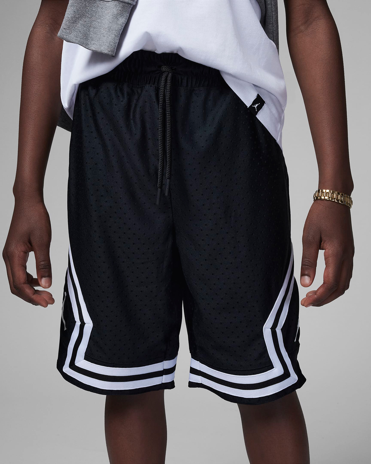 Jordan-Kids-GS-Grade-School-Mesh-Shorts-Black