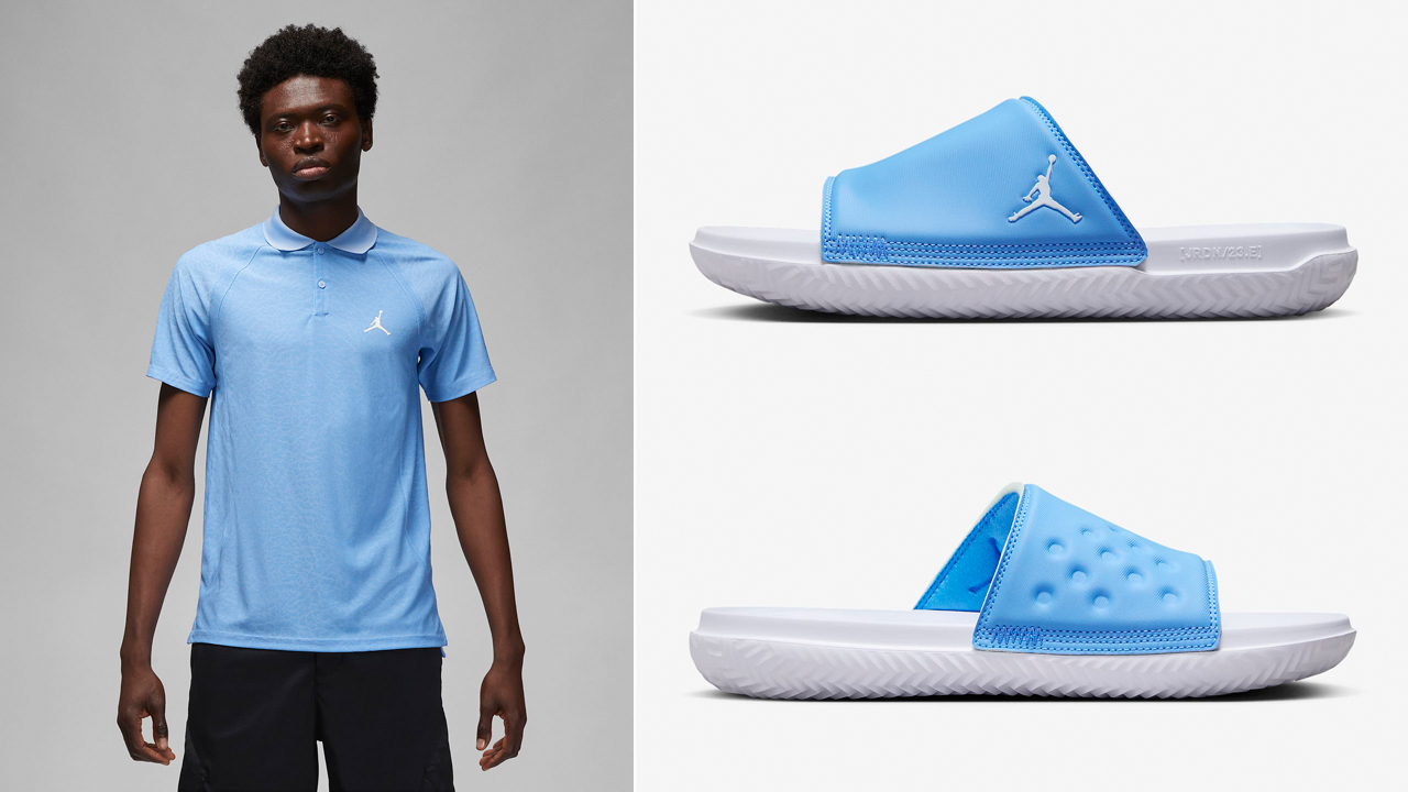 Jordan-Play-Slides-University-Blue-Shirt-to-Match