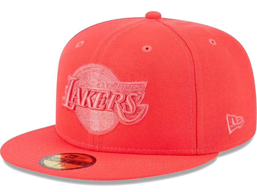 New-Era-LA-Lakers-Infrared-Fitted-Hat