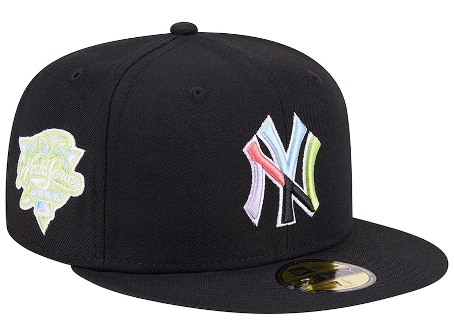 New-Era-New-York-Yankees-Black-Multi-Color-Fitted-Hat