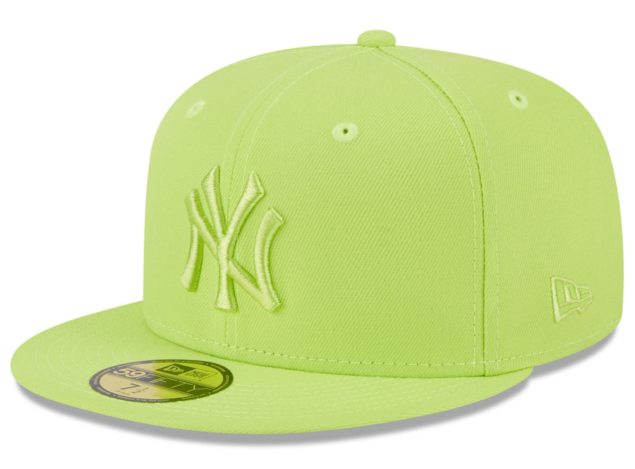 New-Era-New-York-Yankees-Volt-Green-Fitted-Hat