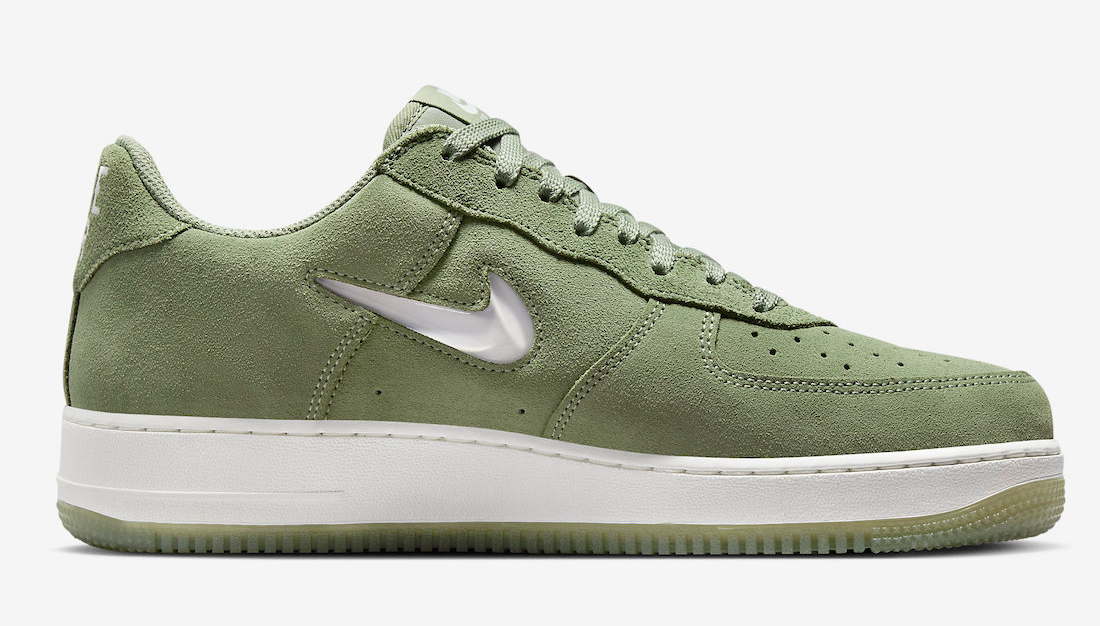 Nike Air Force 1 Low Jewel Oil Green Release Date 3