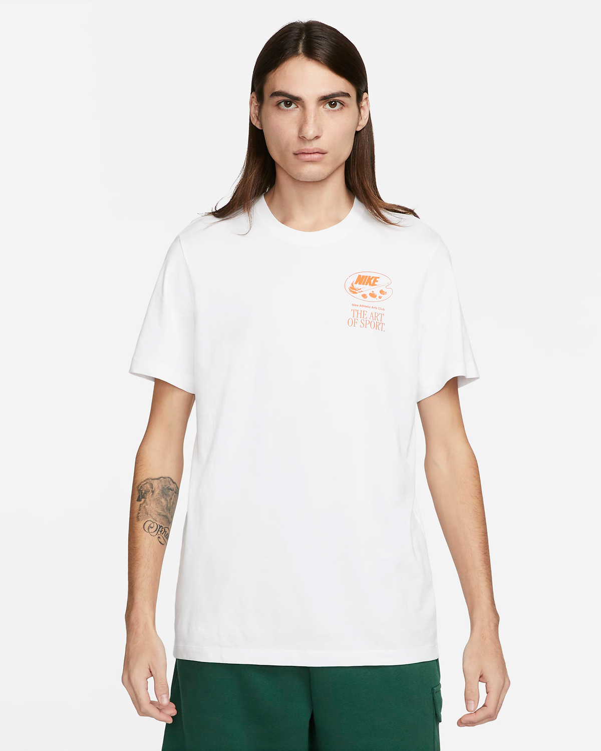 Nike-Art-of-Sport-T-Shirt-White-Orange-1