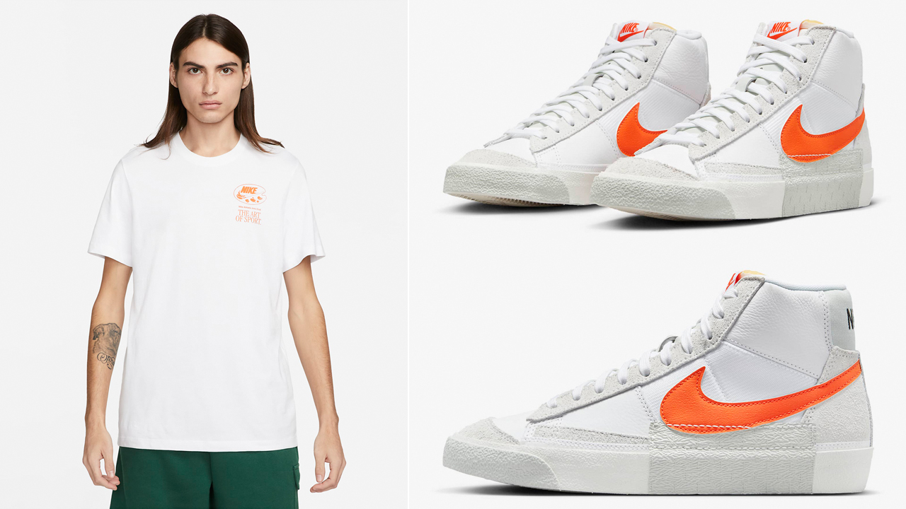 Nike-Blazer-Mid-Pro-Club-White-Safety-Orange-T-Shirt-Outfit