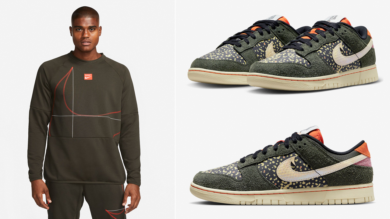 Nike-Dunk-Low-Rainbow-Trout-Shirt-Outfit