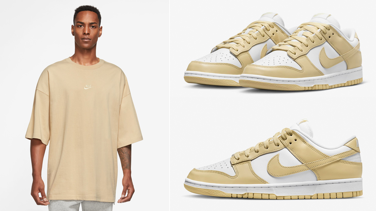 Nike-Dunk-Low-Team-Gold-Matching-T-Shirt