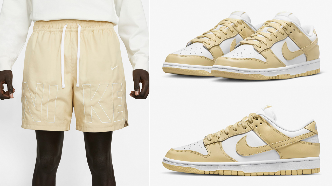 Nike-Dunk-Low-Team-Gold-Shorts-to-Match