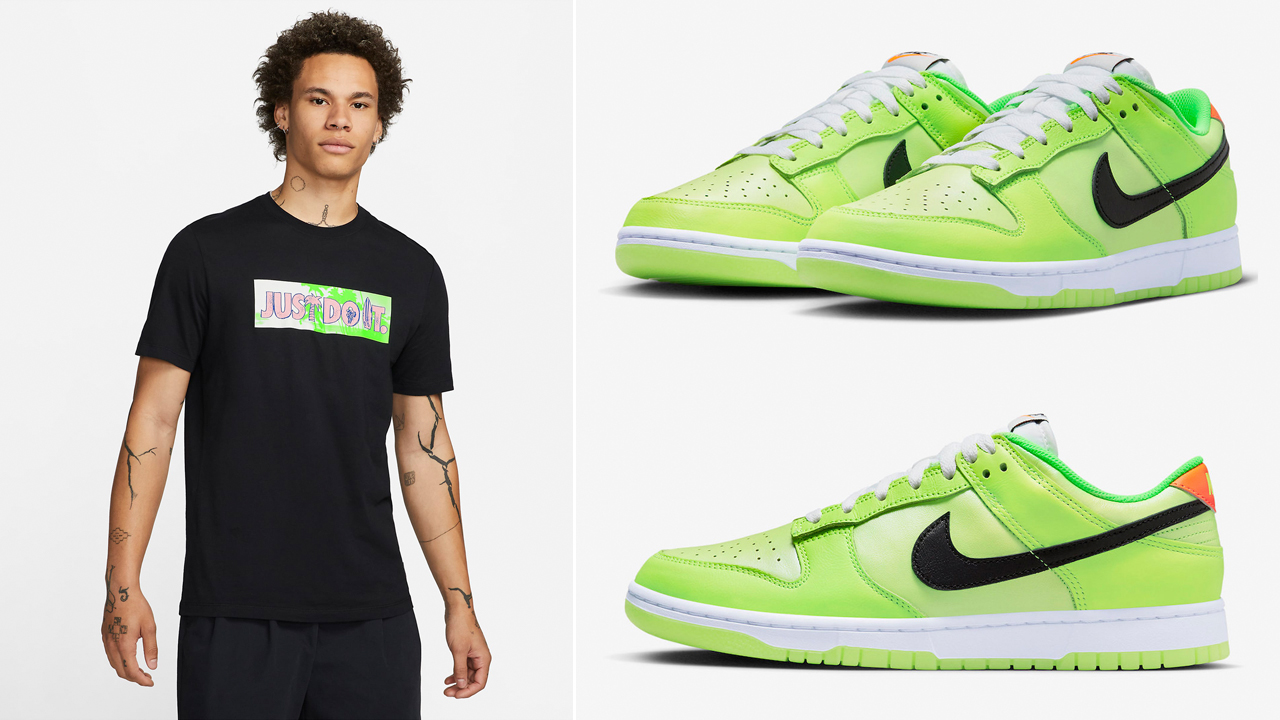Nike-Dunk-Low-Volt-Glow-in-the-Dark-Shirt