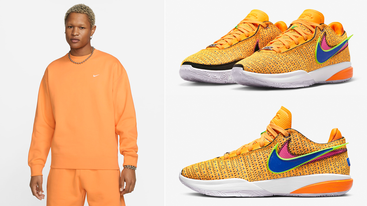 Nike-LeBron-20-Laser-Orange-Matching-Outfits