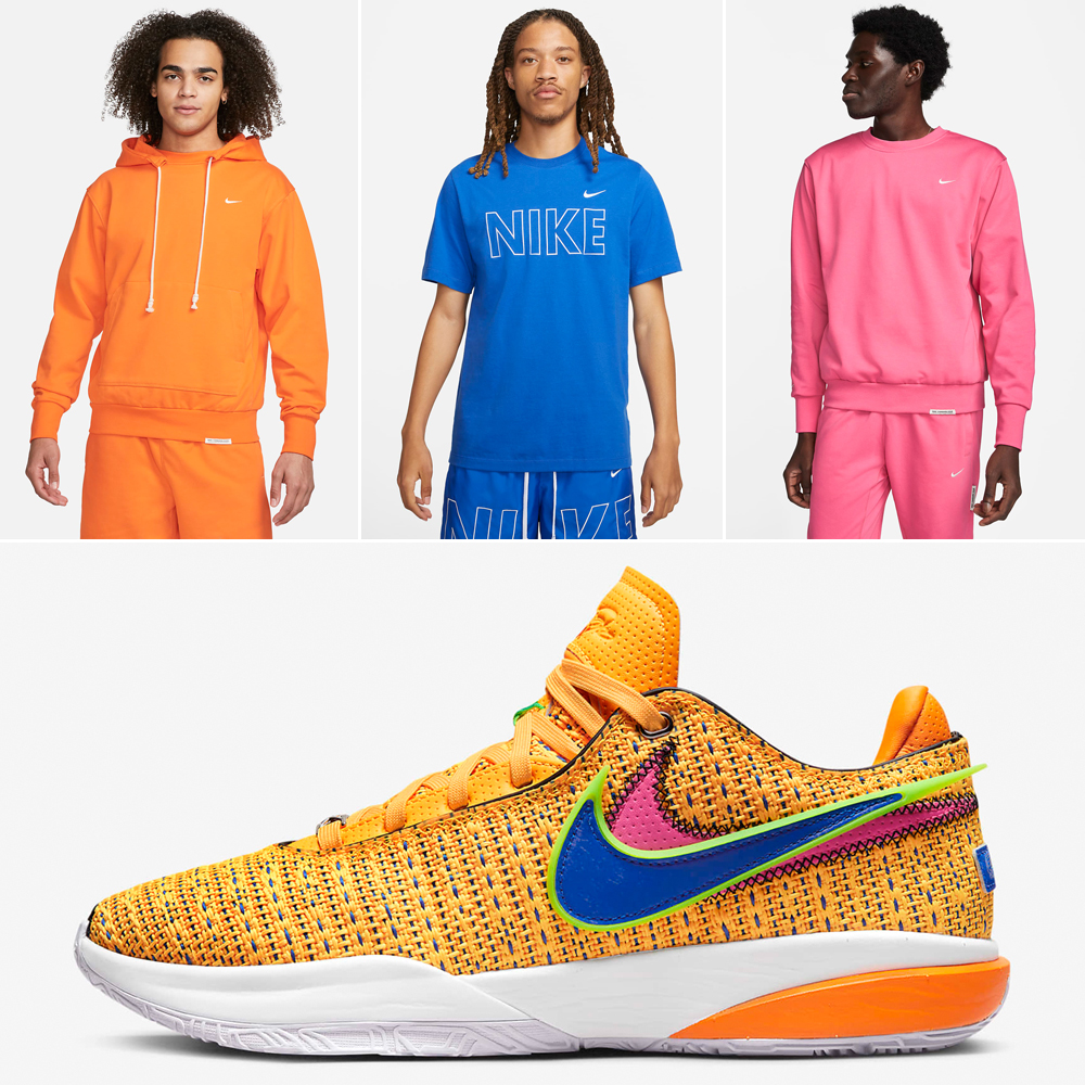 Nike-LeBron-20-Laser-Orange-Outfits