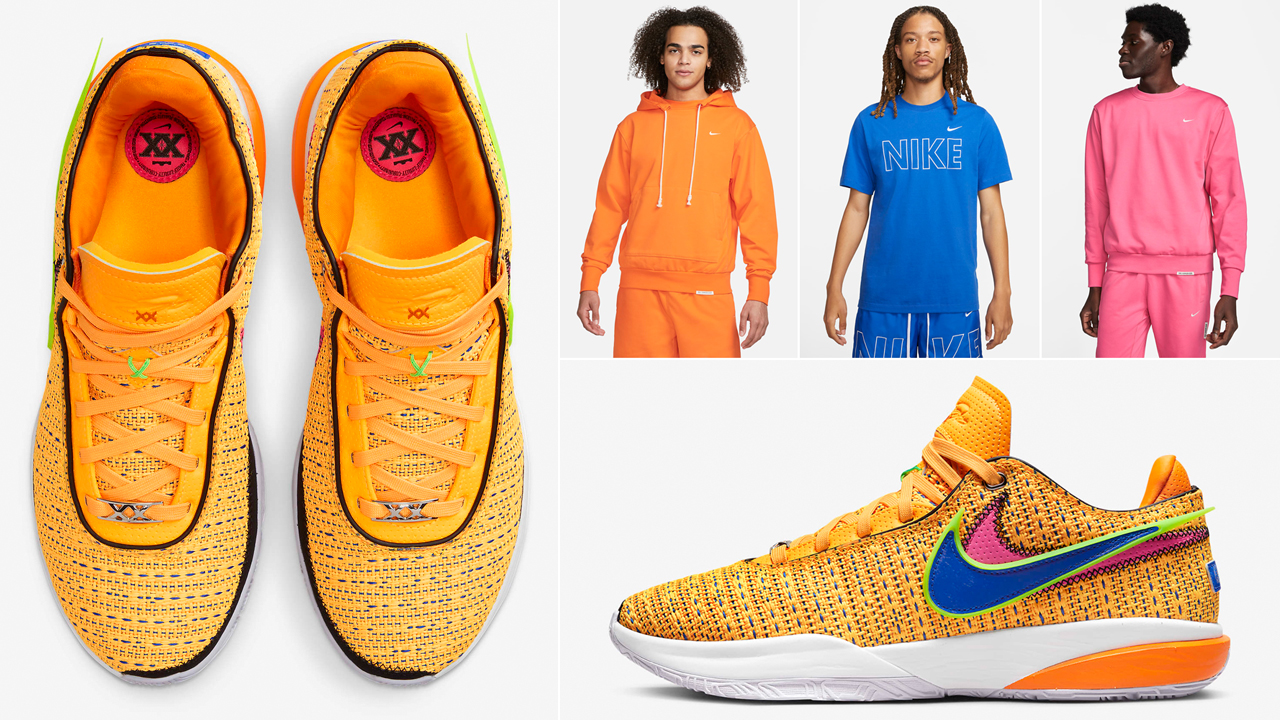 Nike-LeBron-20-Laser-Orange-Shirts-Clothing-Outfits