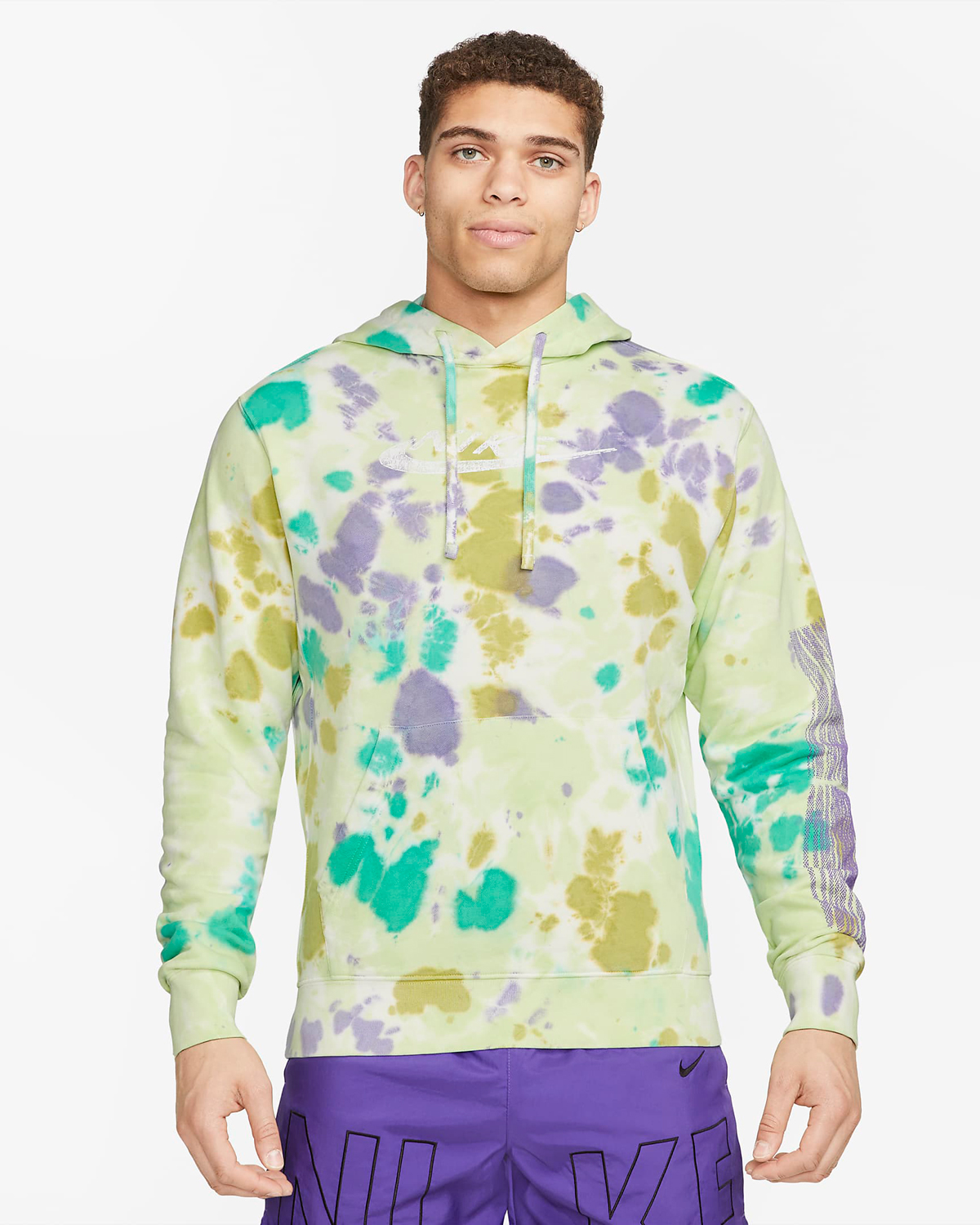 Nike-Sportswear-Club-Fleece-Ice-Dye-Hoodie-Space-Purple-1