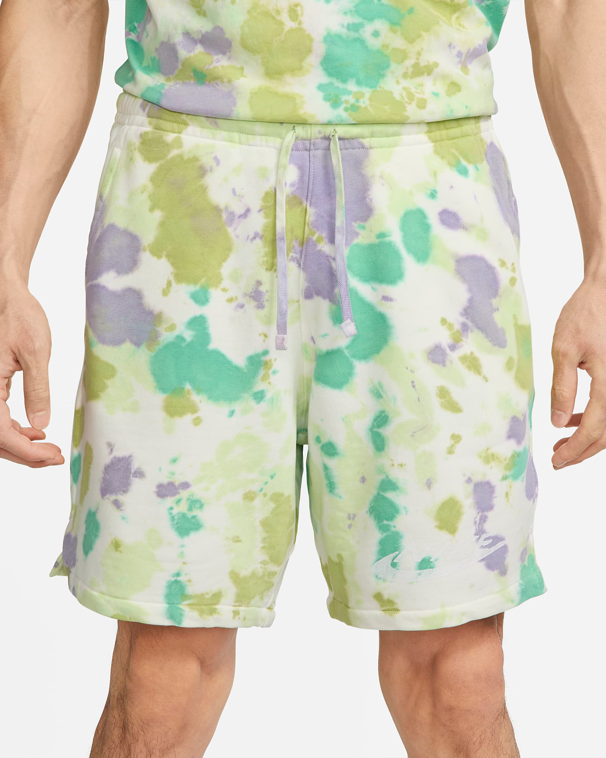 Nike-Sportswear-Club-Fleece-Ice-Dye-Shorts-Space-Purple-2