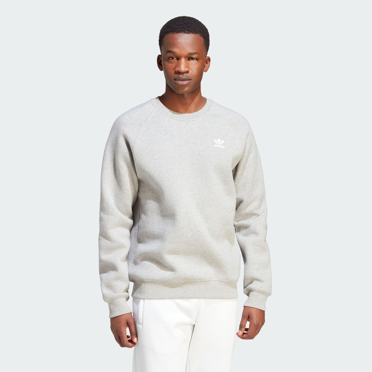 adidas-Trefoil-Essentials-Sweatshirt-Grey