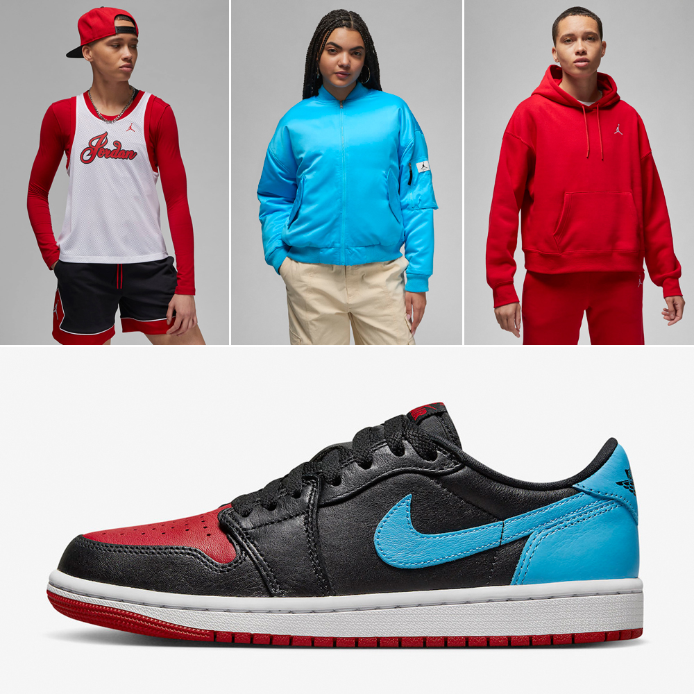 Air-Jordan-1-Low-UNC-to-Chicago-Womens-Clothing-Outfits